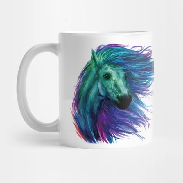 Purple Stallion Horse by designsbycreation